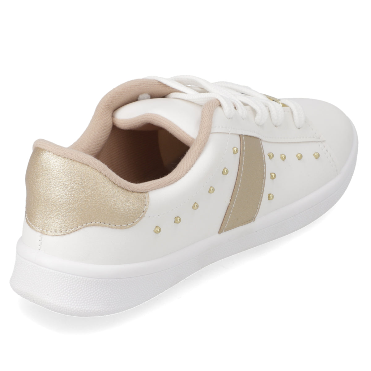 Zapatilla Casual Blanco Moleca 34 / Blanco