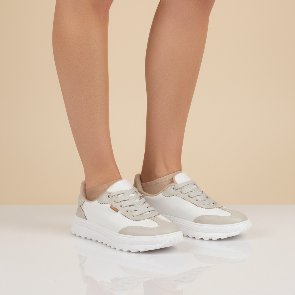 Zapatilla Casual Blanco Moleca