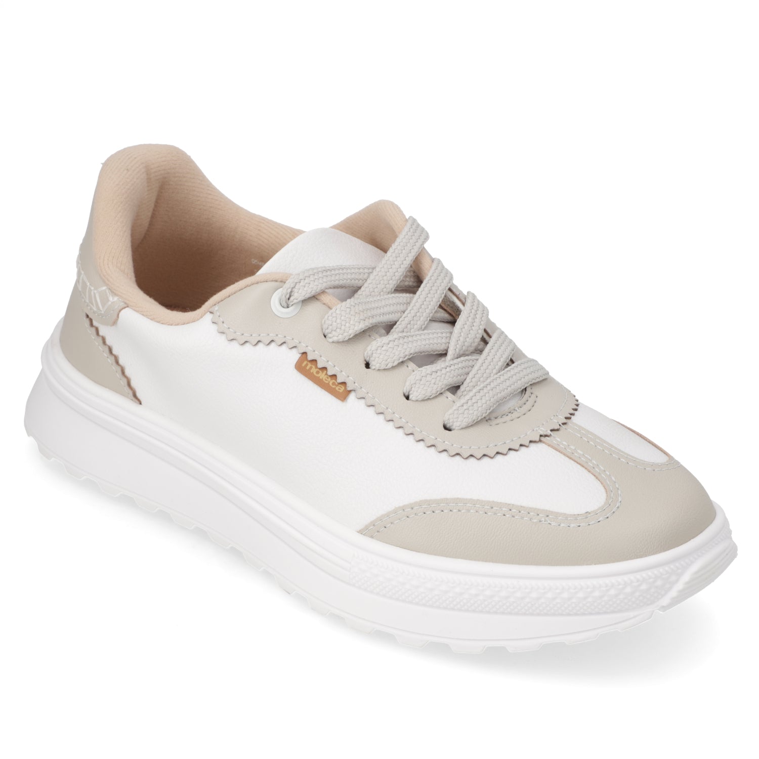 Zapatilla Casual Blanco Moleca 35 / Blanco