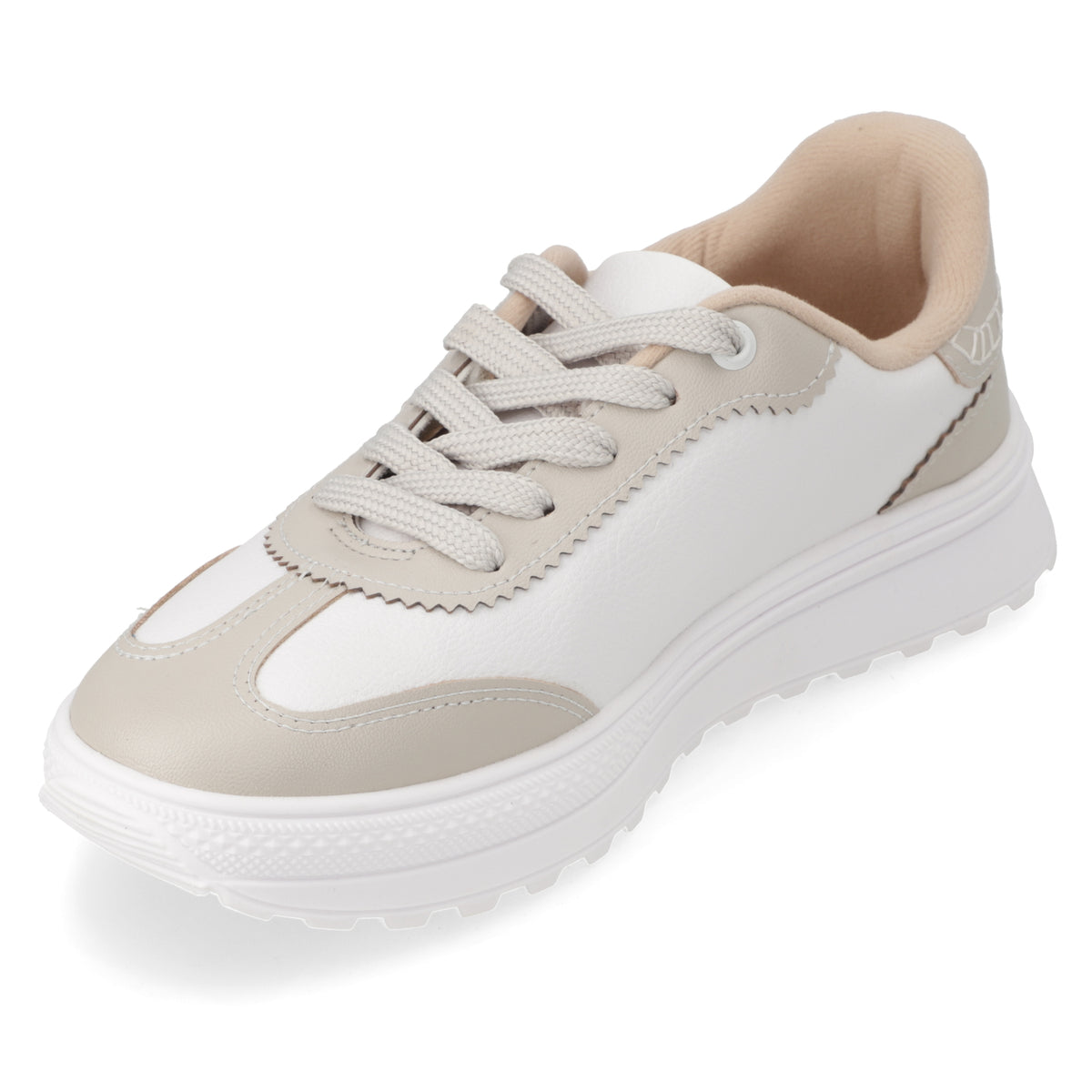 Zapatilla Casual Blanco Moleca 35 / Blanco
