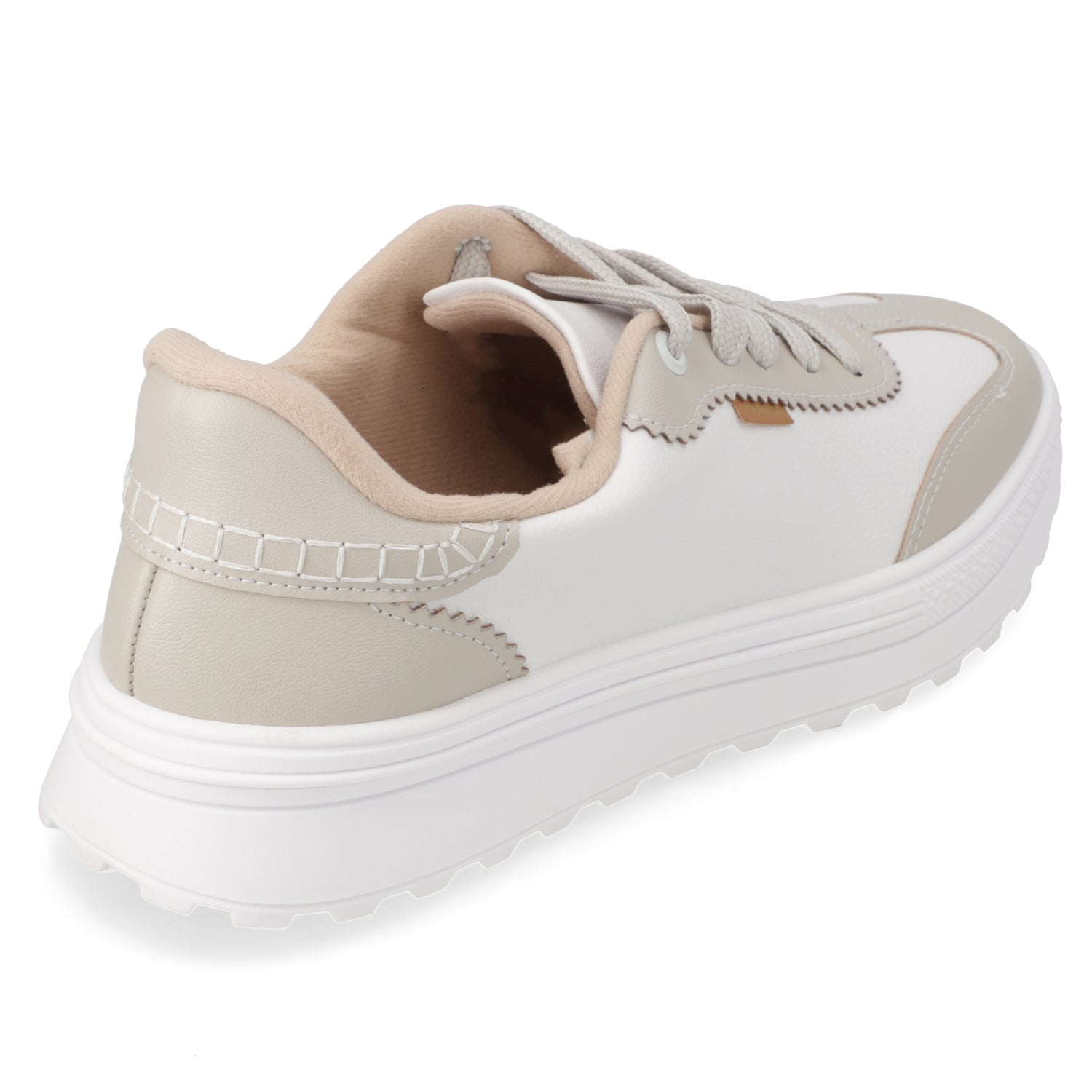 Zapatilla Casual Blanco Moleca 35 / Blanco