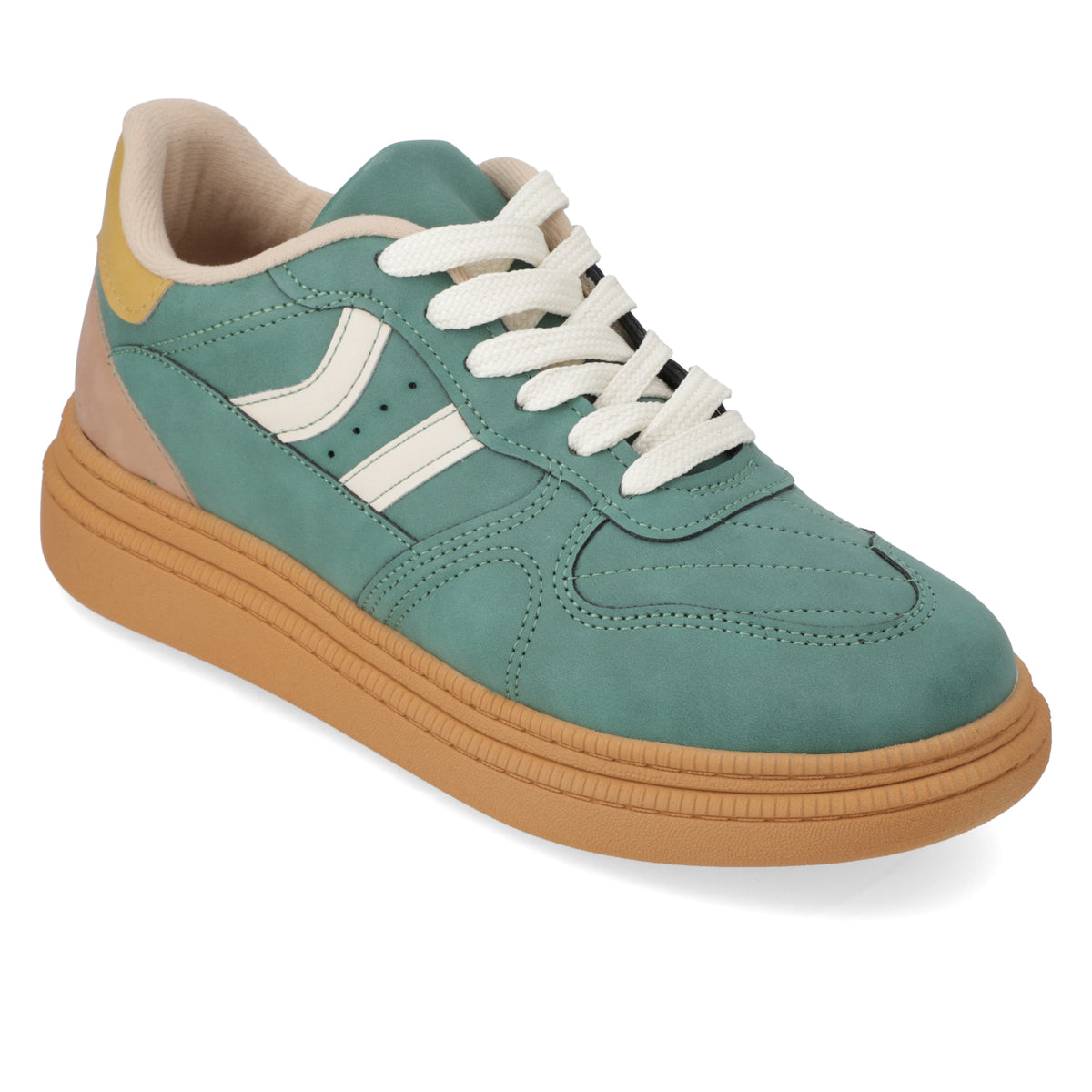 Zapatillas Casuales Verde Moleca 35 / Verde