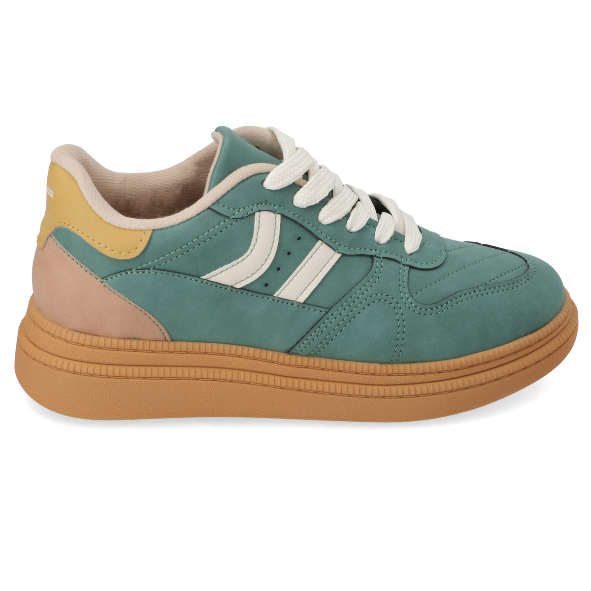 Zapatillas Casuales Verde Moleca 35 / Verde