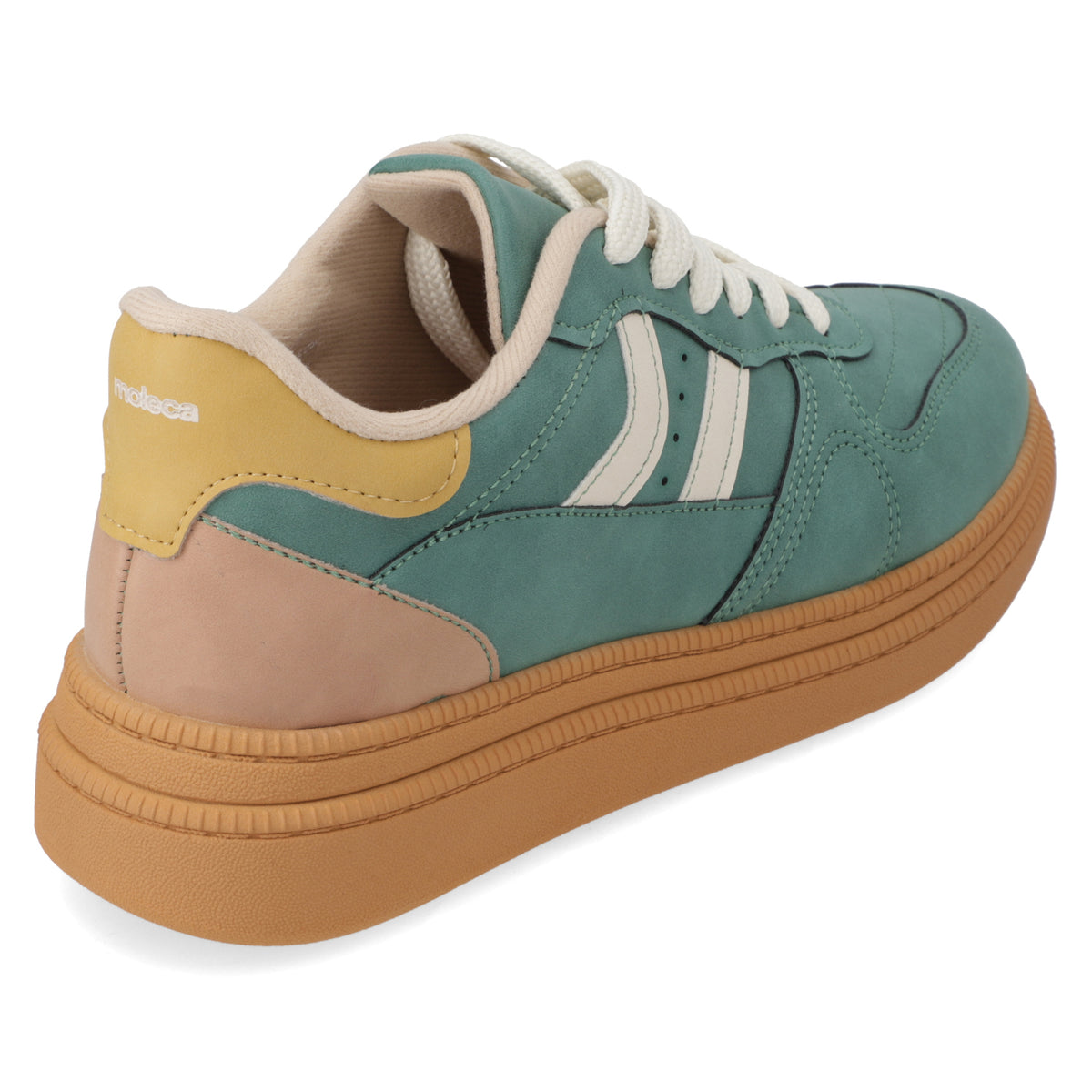 Zapatillas Casuales Verde Moleca 35 / Verde