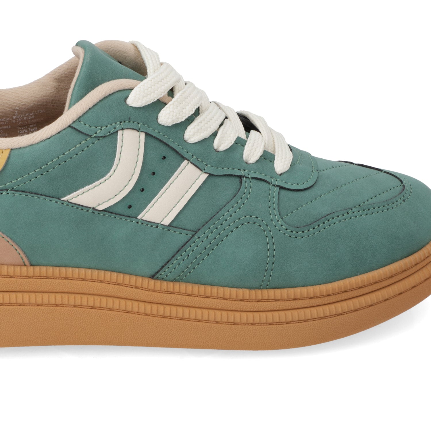 Zapatillas Casuales Verde Moleca 35 / Verde