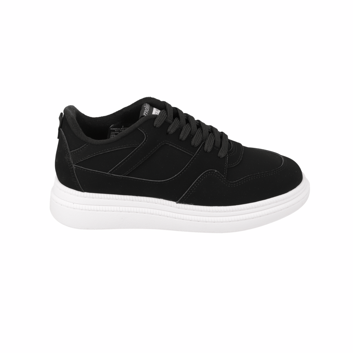 Zapatilla Negra Moleca 35 / Negro