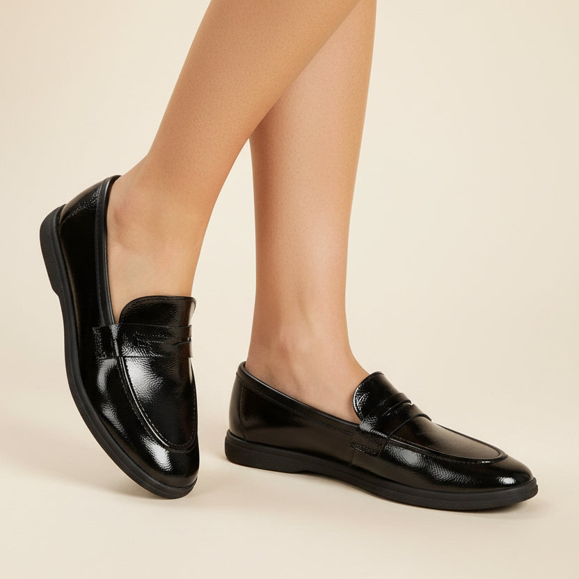 Mocasines Negro Moleca 35 / Negro
