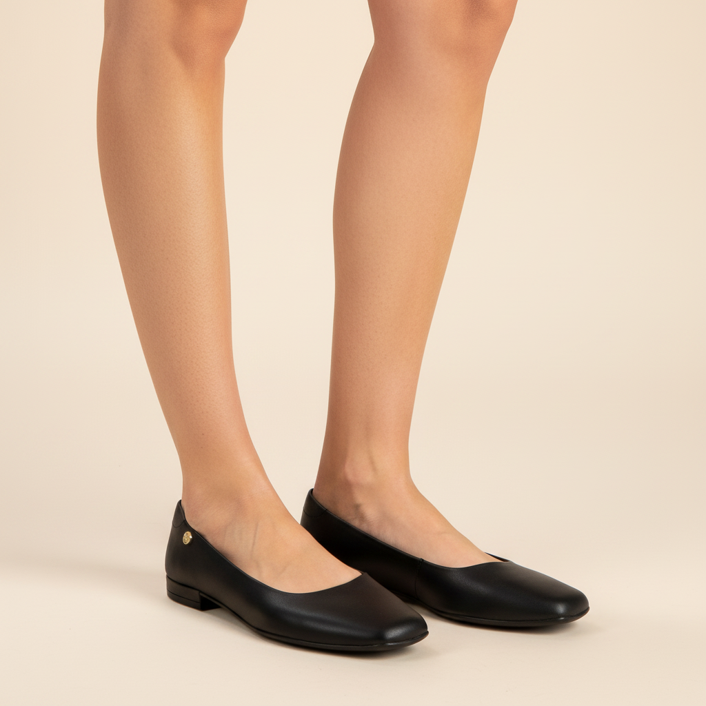 Ballerinas Negro Moleca 35 / Negro