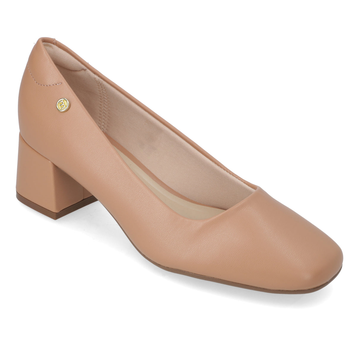 Taco Ancho 5 cm Nude Moleca 35 / Nude