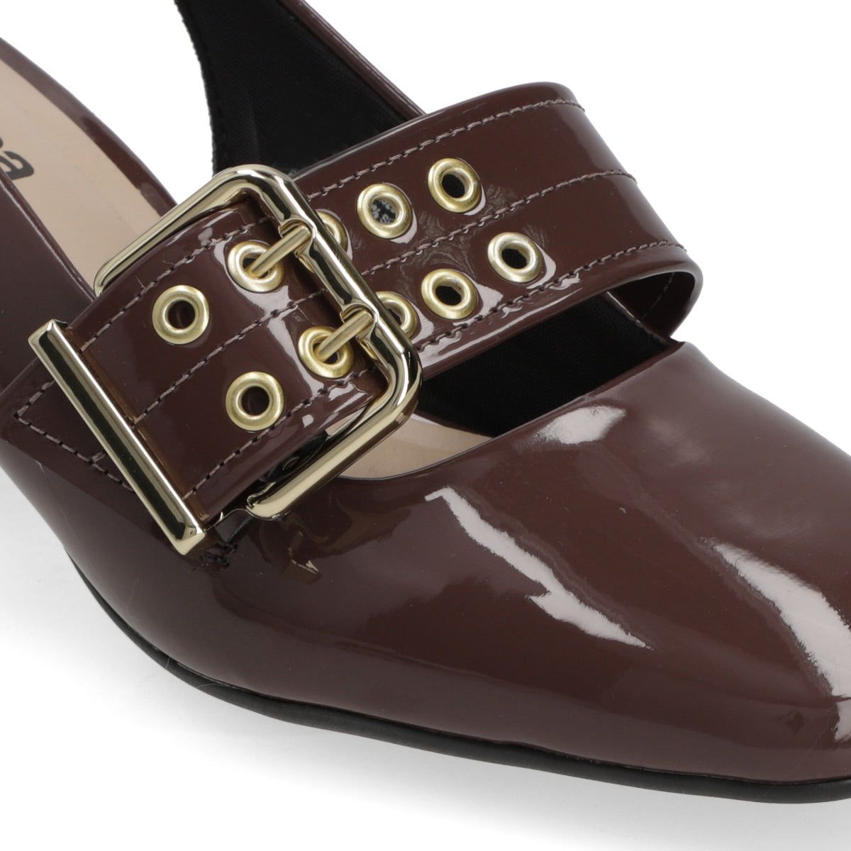 Taco Ancho 5 cm Chocolate Moleca 35 / Chocolate