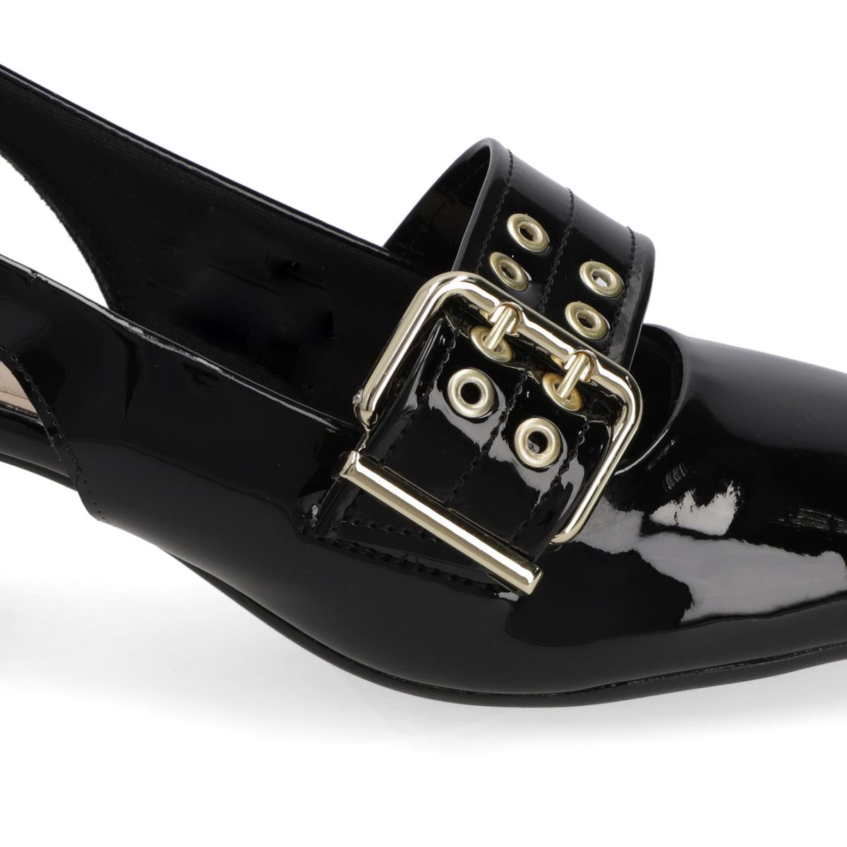 Taco Ancho 5 cm Negro Moleca 35 / Negro