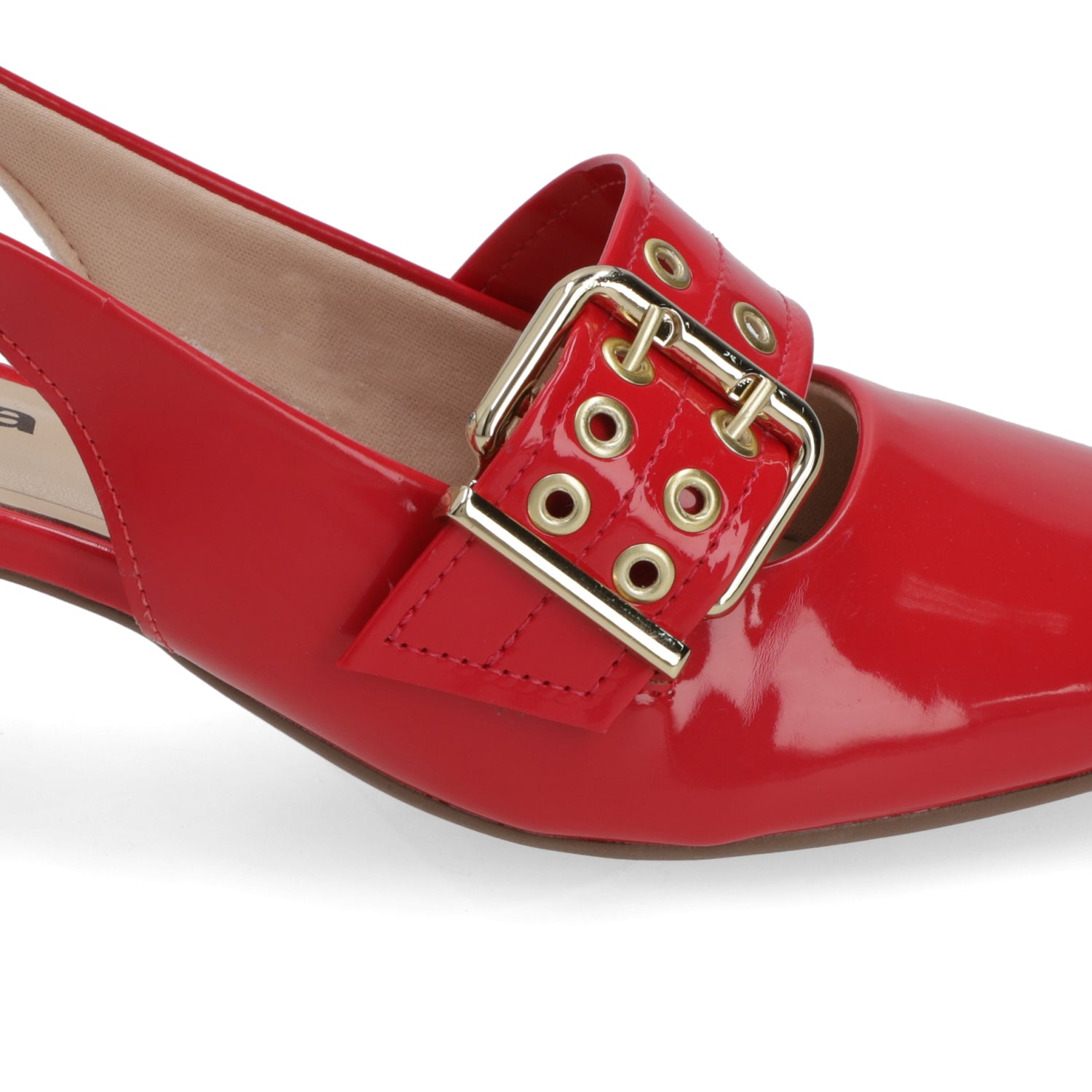 Taco Ancho 5 cm Rojo Moleca 35 / Rojo