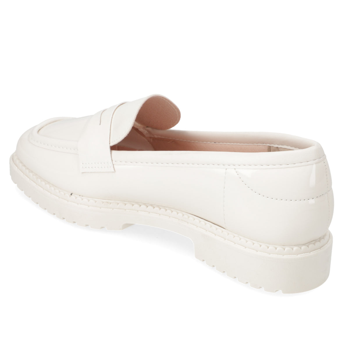 Mocasines Blanco Moleca 35 / Blanco