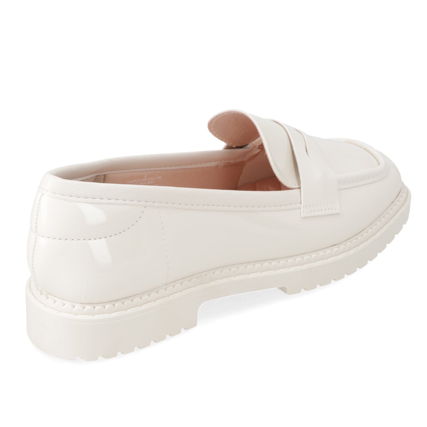 Mocasines Blanco Moleca 35 / Blanco