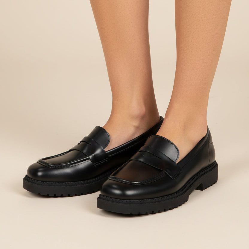 Mocasines Negro Moleca