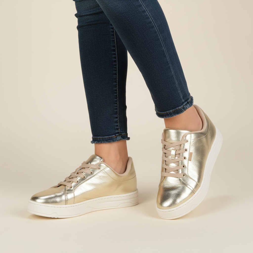 Zapatilla Dorada Moleca