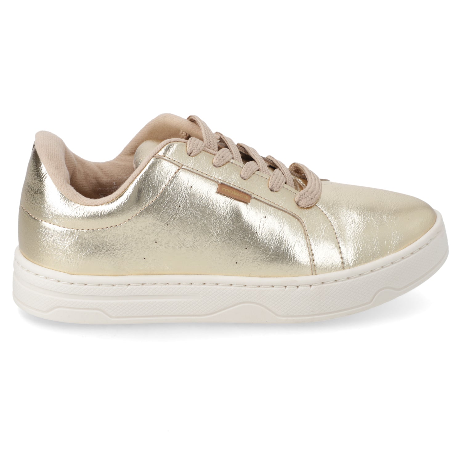 Zapatilla Dorada Moleca 34 / Dorado