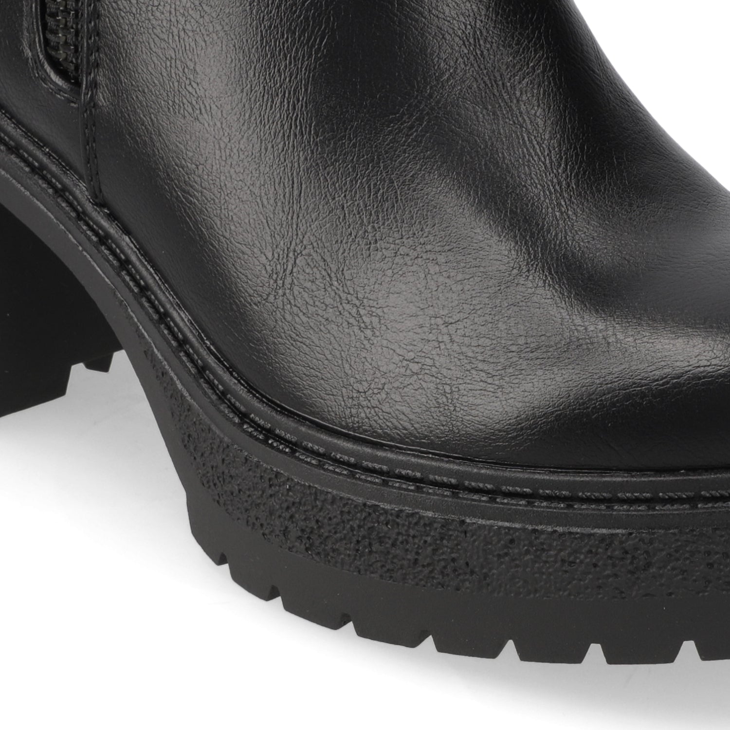 Botin Taco Ancho 7 cm Negro Agua de Coco 35 / Negro
