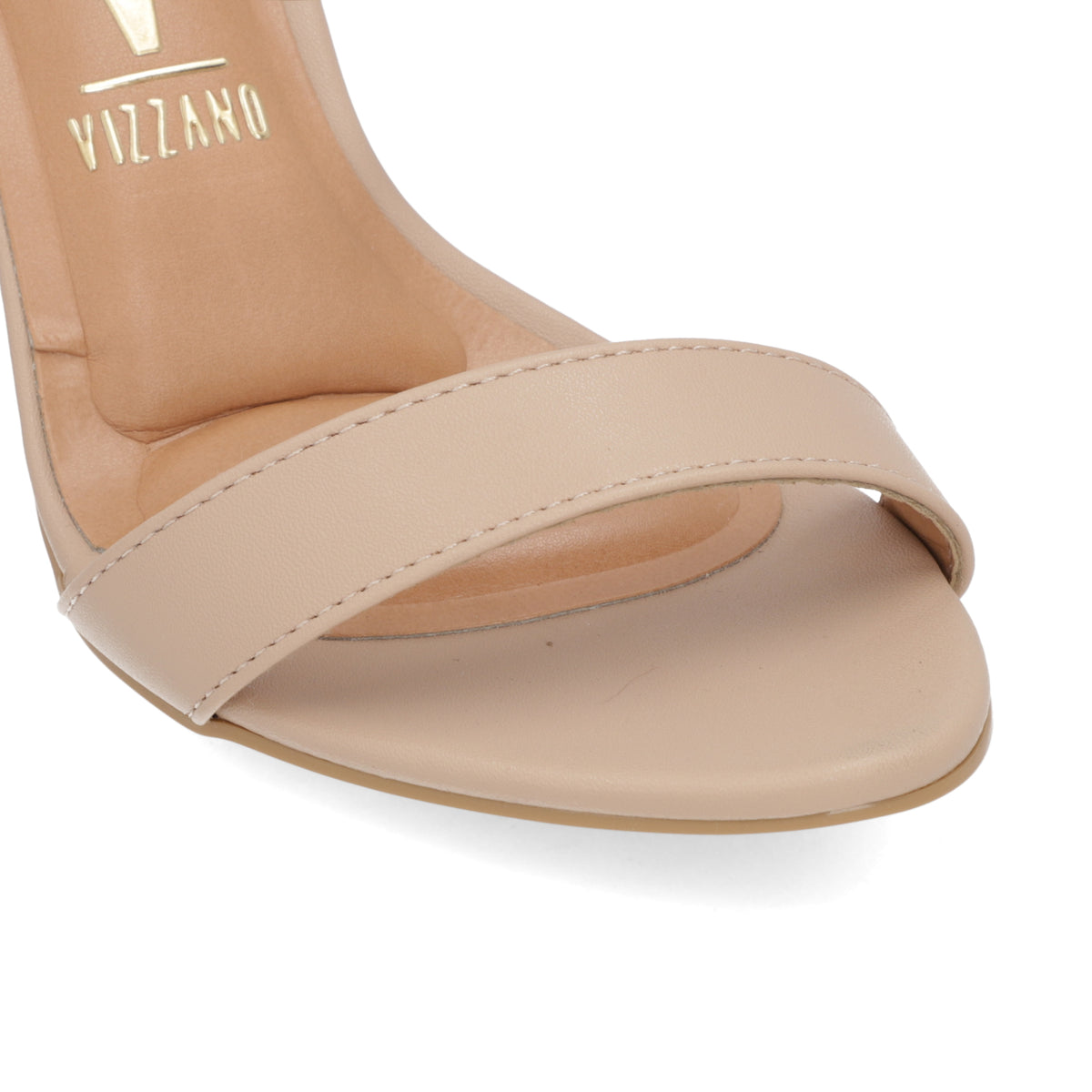 Sandalia Taco Cuadrado Eco Cuero Beige 6262-474-7286-29452