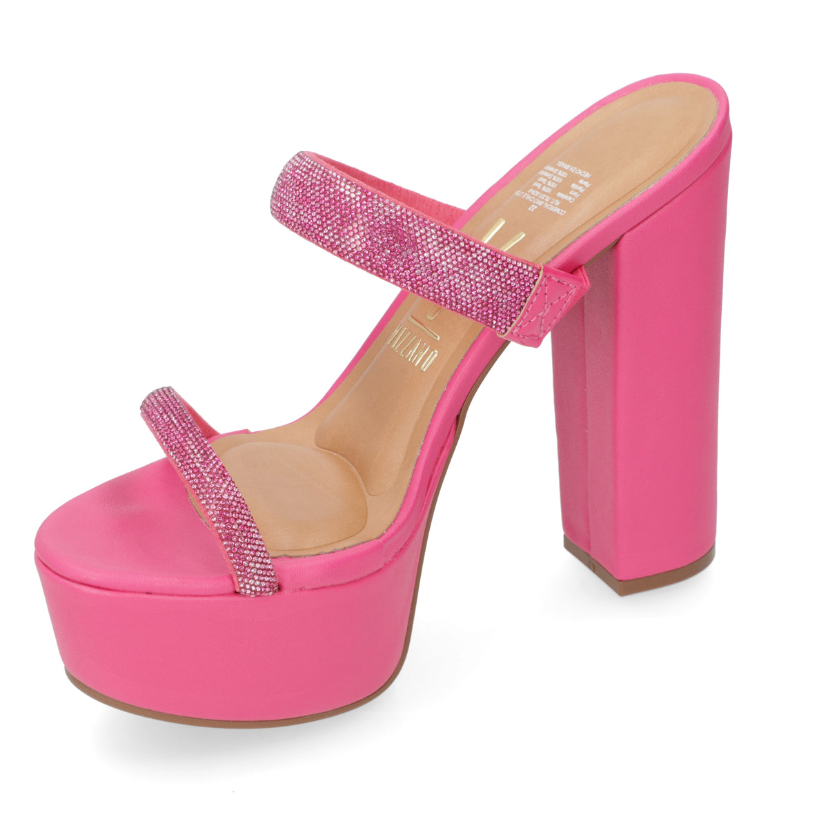 Sandalia Taco Plataforma Vizzano EcoCuero Rosado 6282-464-26564-93371