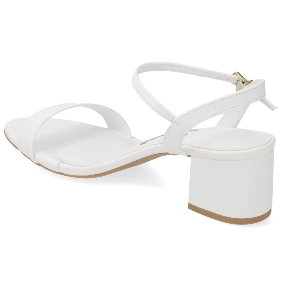 Sandalias de Novia Taco Ancho Blanco Vizzano 35 / Blanco