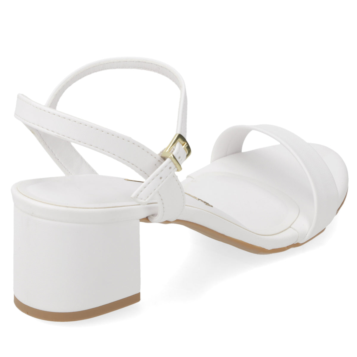 Sandalias de Novia Taco Ancho Blanco Vizzano 35 / Blanco