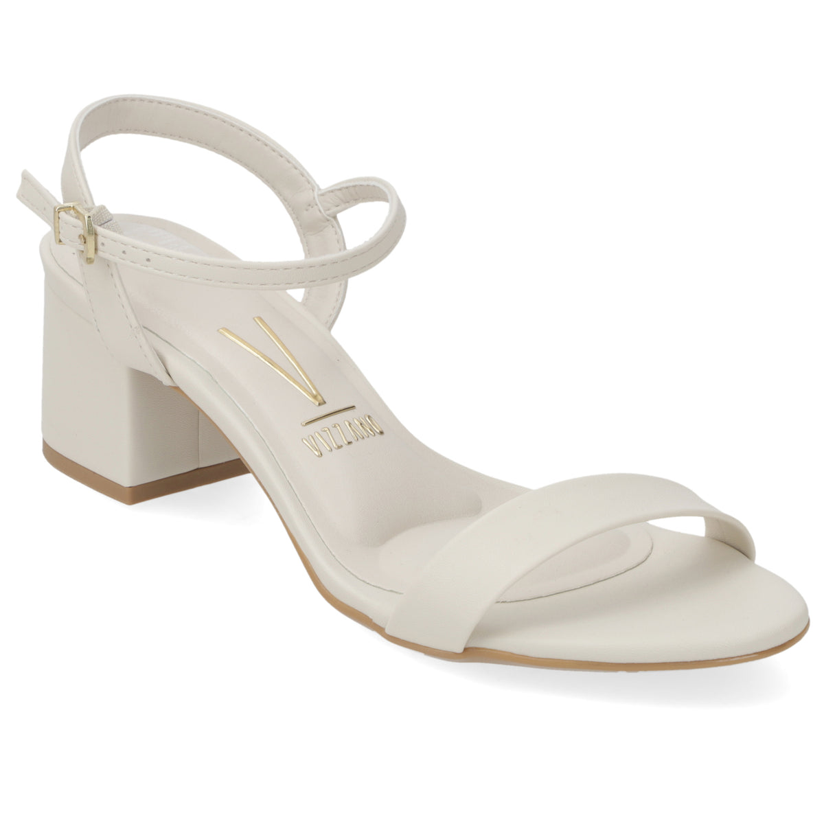 Sandalias de Novia Taco Ancho Blanco OFF Vizzano 35 / Blanco OFF