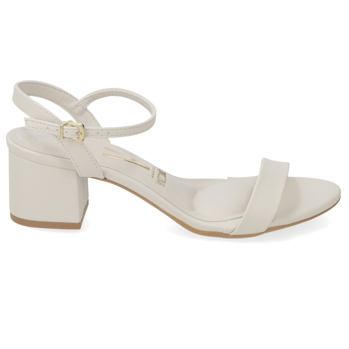 Sandalias de Novia Taco Ancho Blanco OFF Vizzano 35 / Blanco OFF