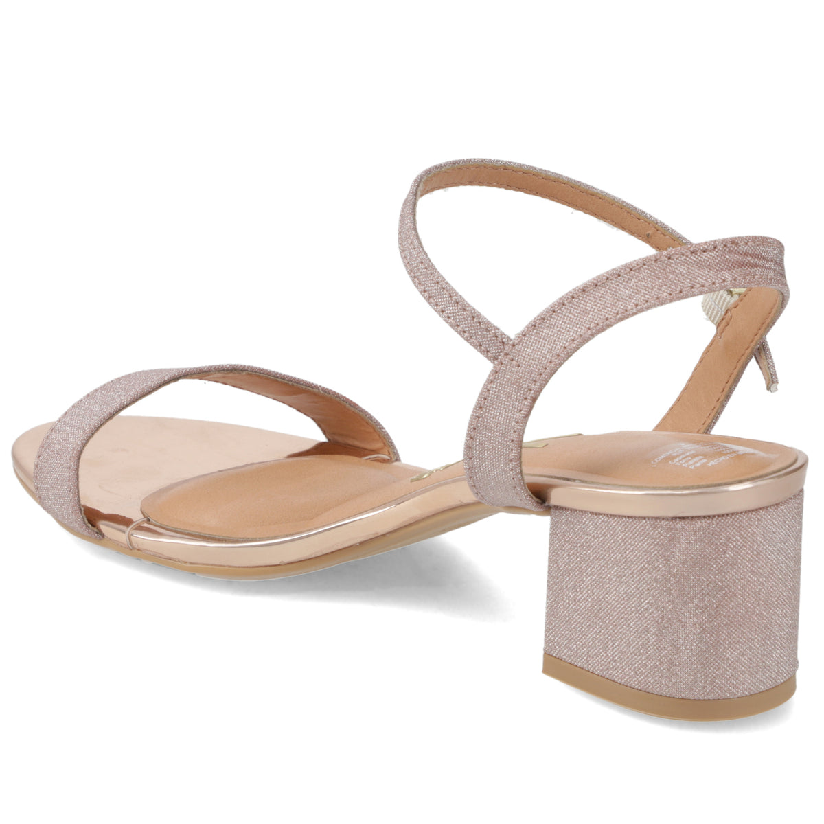 Sandalia Fiesta Taco Rose Gold Vizzano 34 / Rose Gold