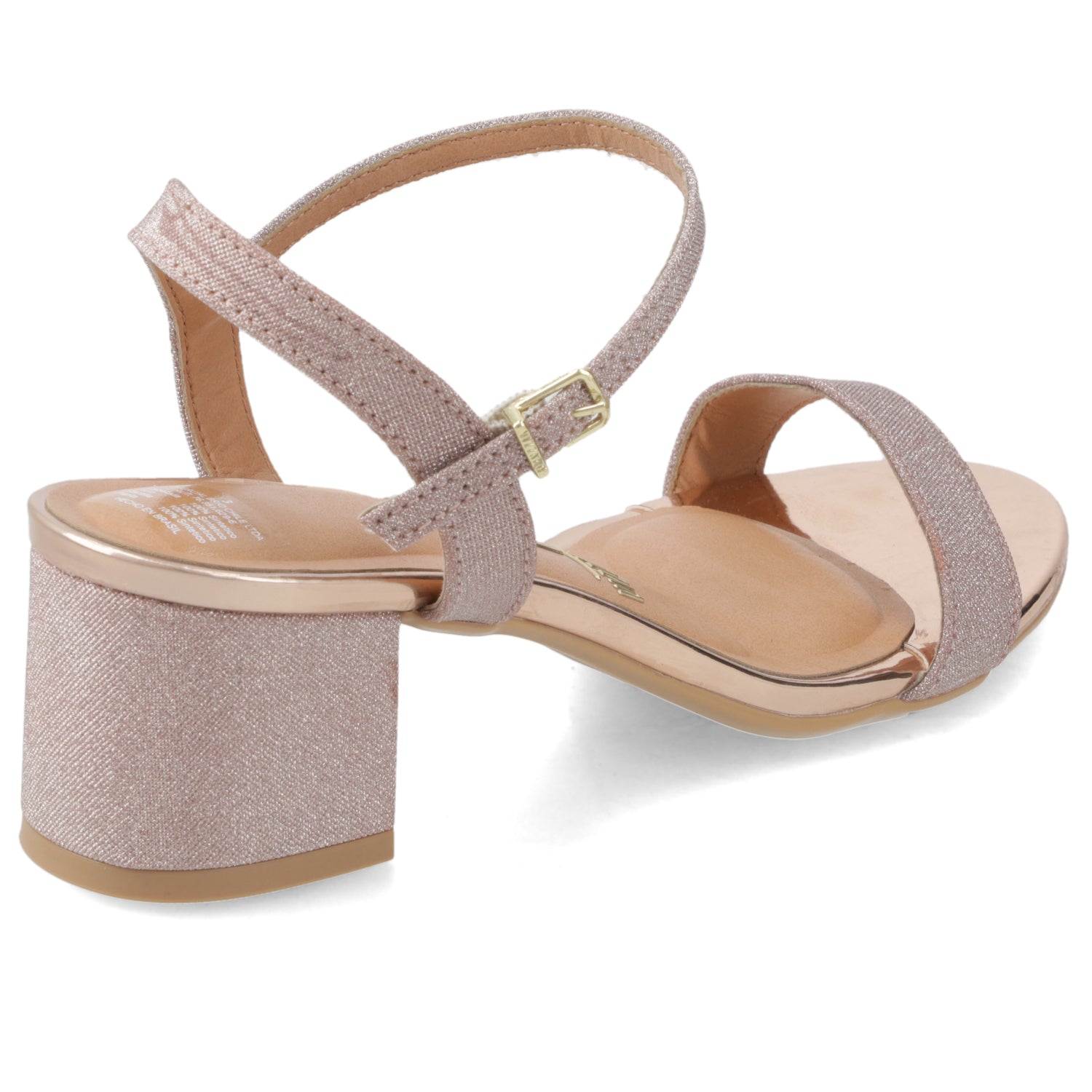Sandalia Fiesta Taco Rose Gold Vizzano 34 / Rose Gold