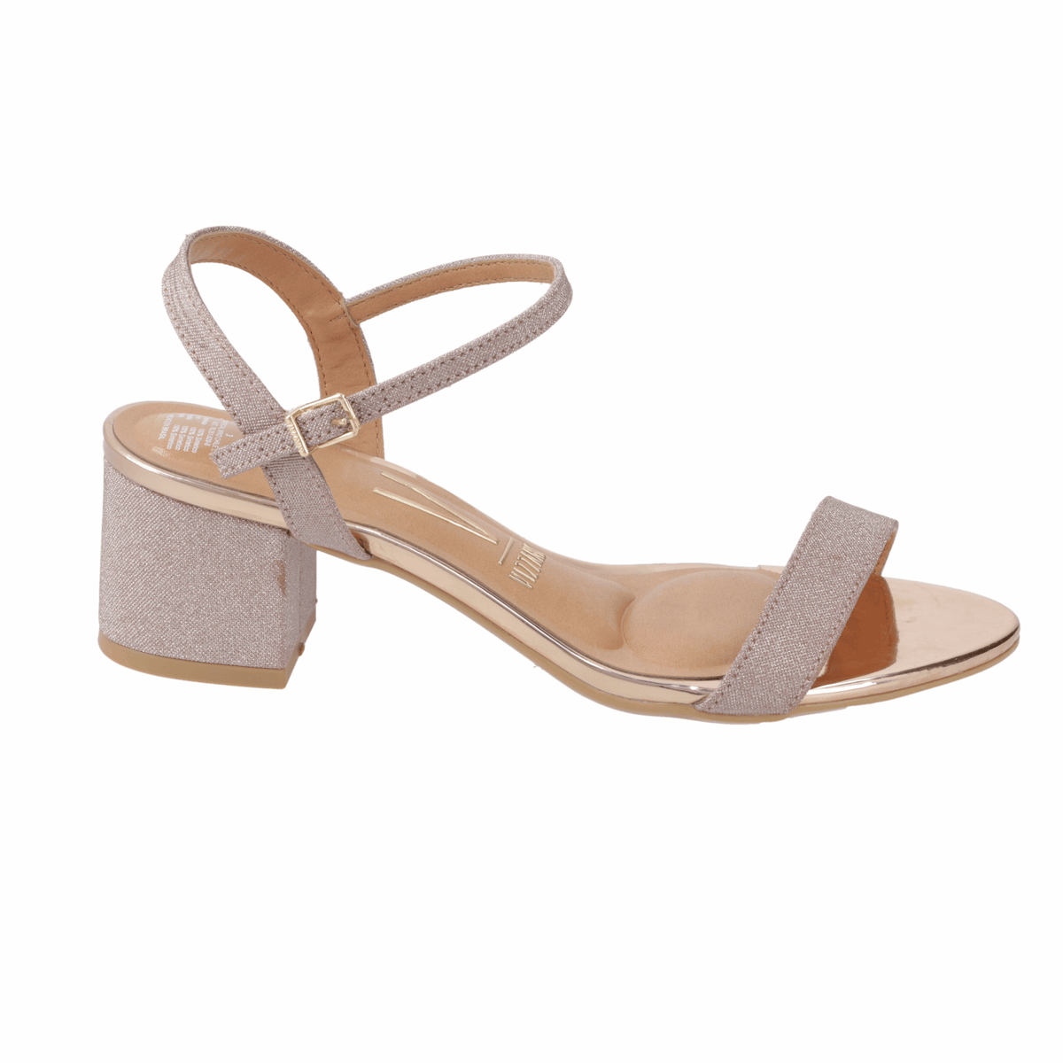 Sandalia Fiesta Taco Rose Gold Vizzano 34 / Rose Gold