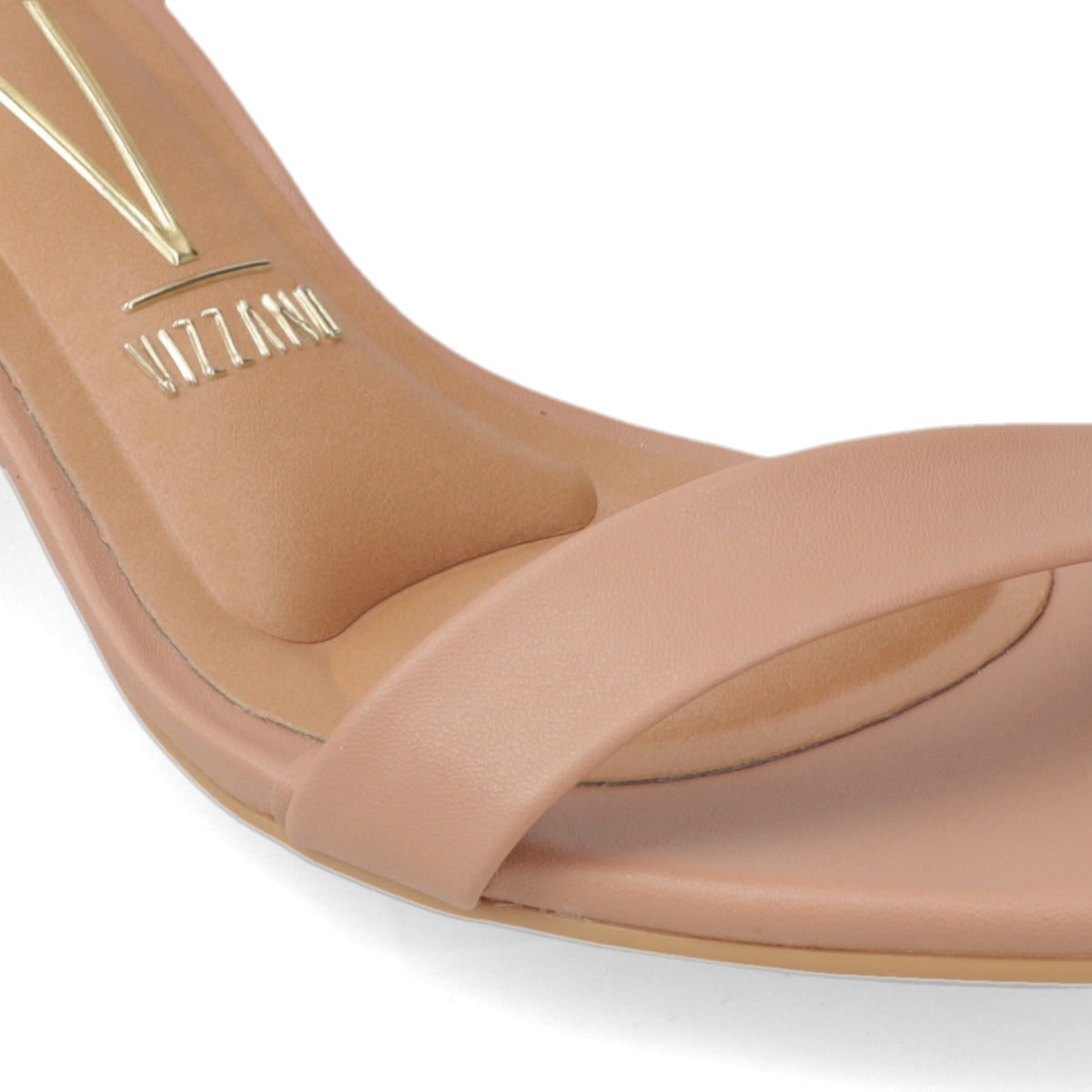 Sandalia Taco Ancho Vizzano EcoCuero Nude 35