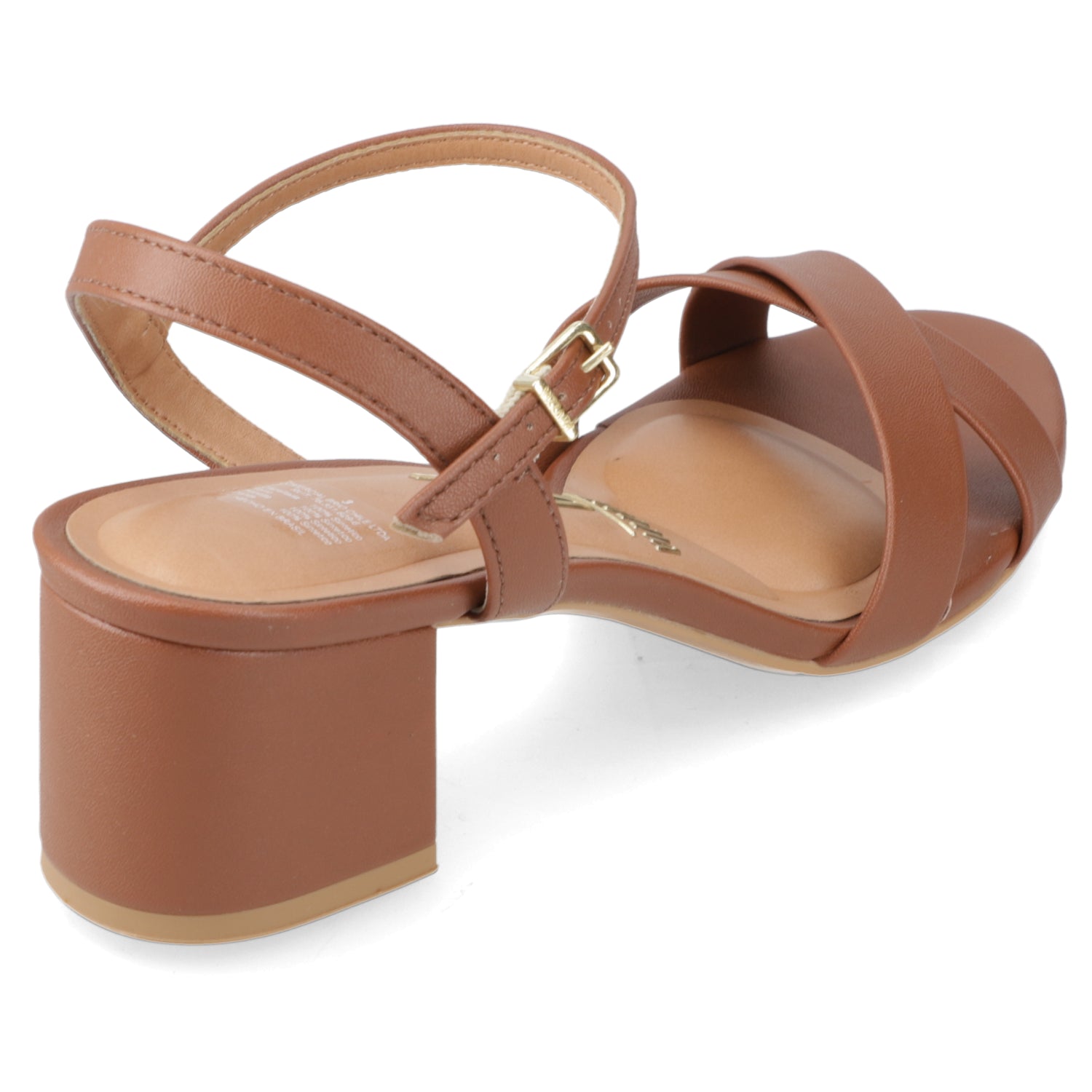 Sandalia Taco Ancho Medio Café Vizzano Ecocuero 35 / Café