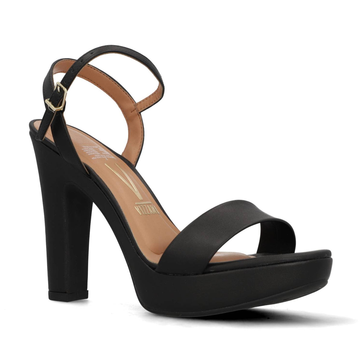 Sandalia Taco Cuadrado Eco Cuero Negro 6292-200-7286-15745