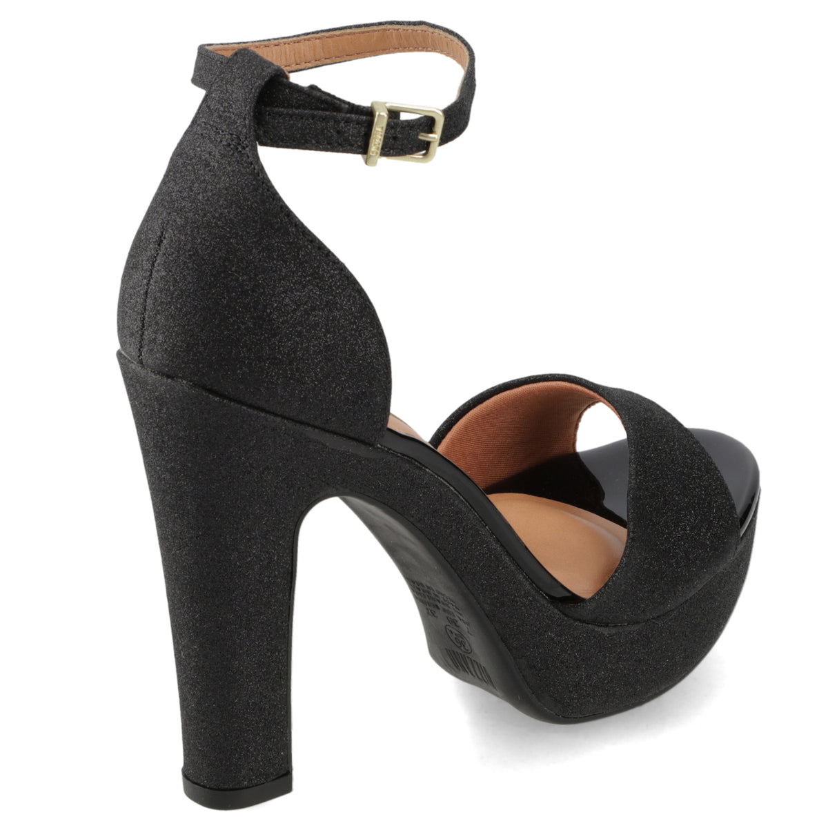 Sandalia Taco Negra Vizzano 35