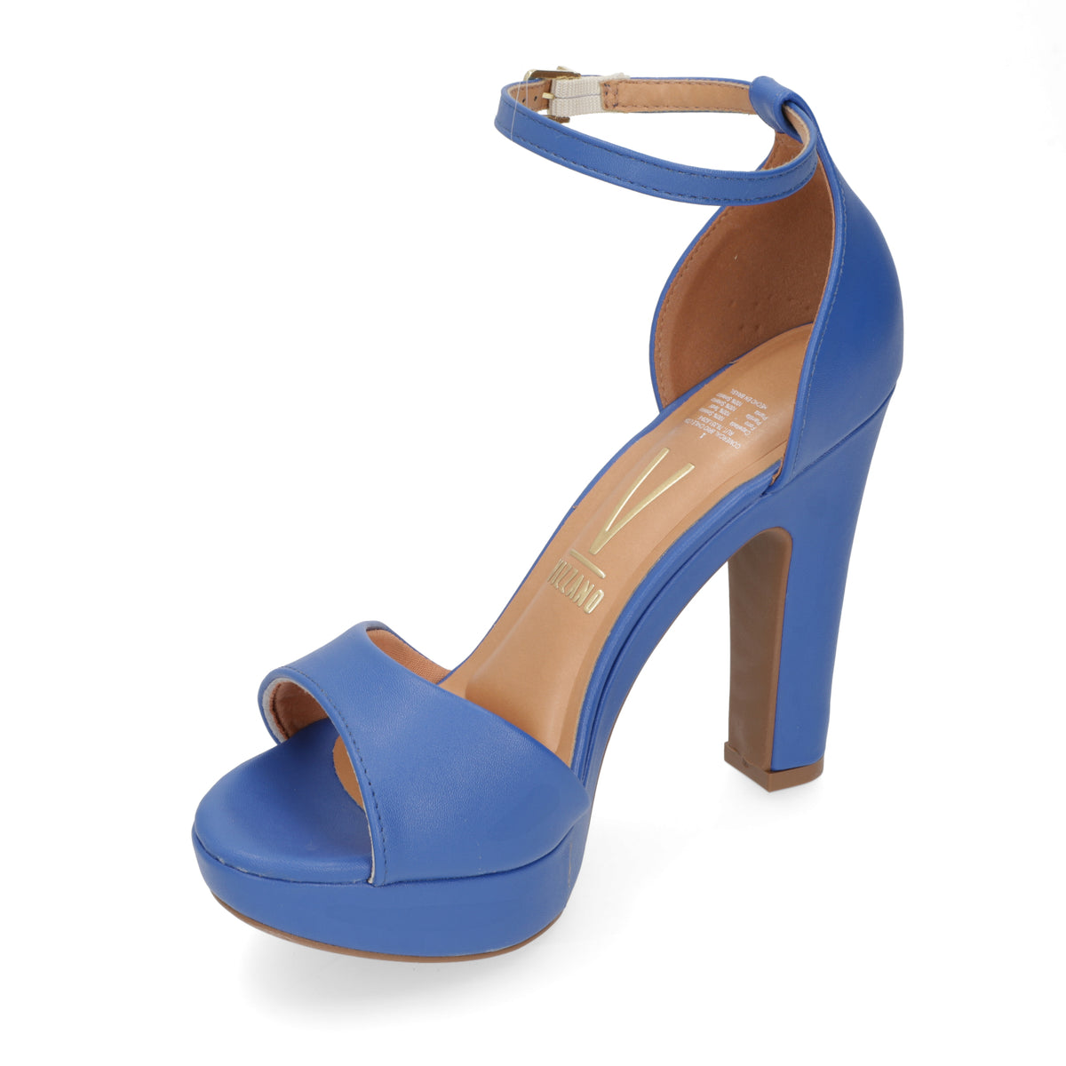 Sandalia Taco Cuadrado Eco Cuero Azul 6292-217-7286-98759