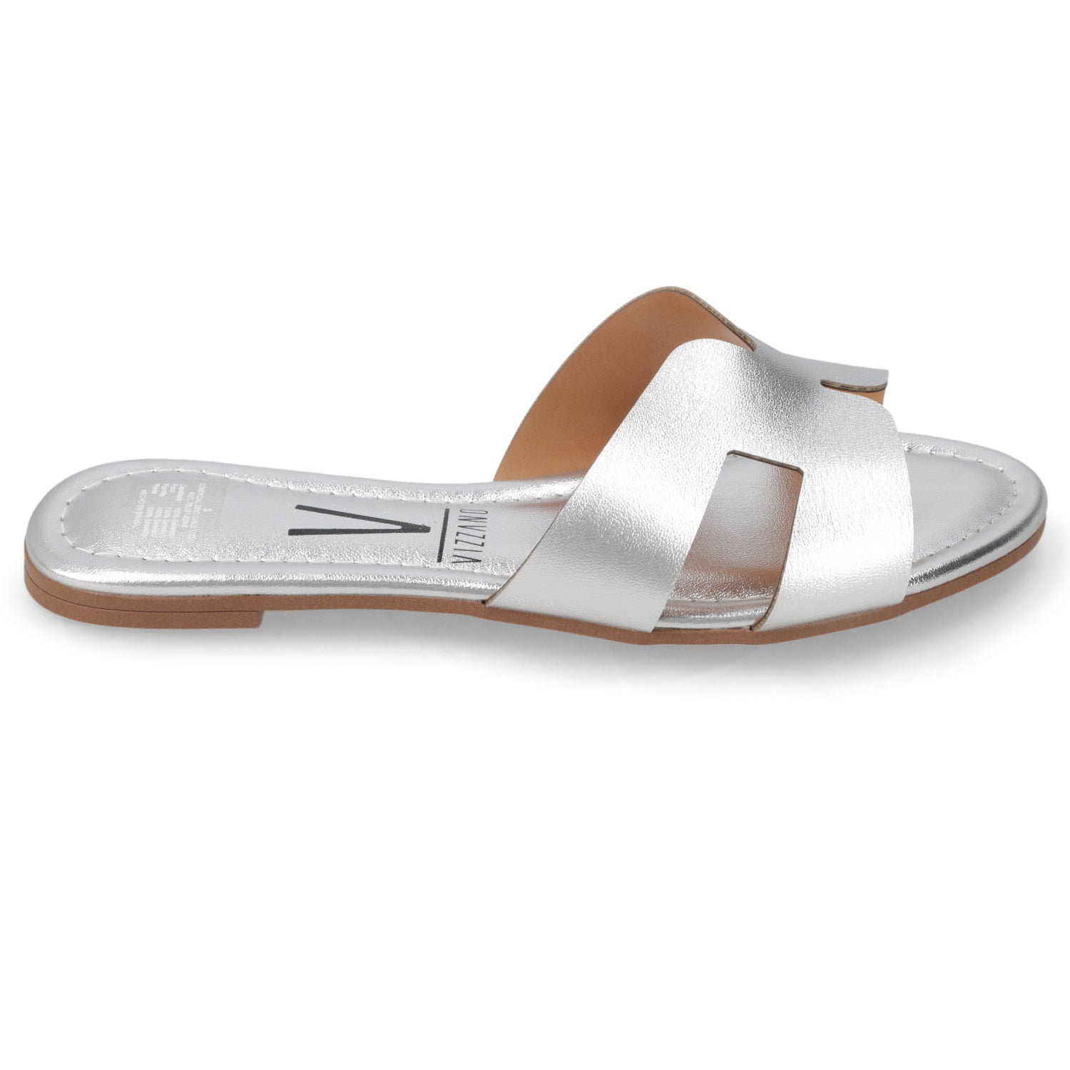 Sandalia Plateado Vizzano Ecocuero Metalizado 35 / Plateado
