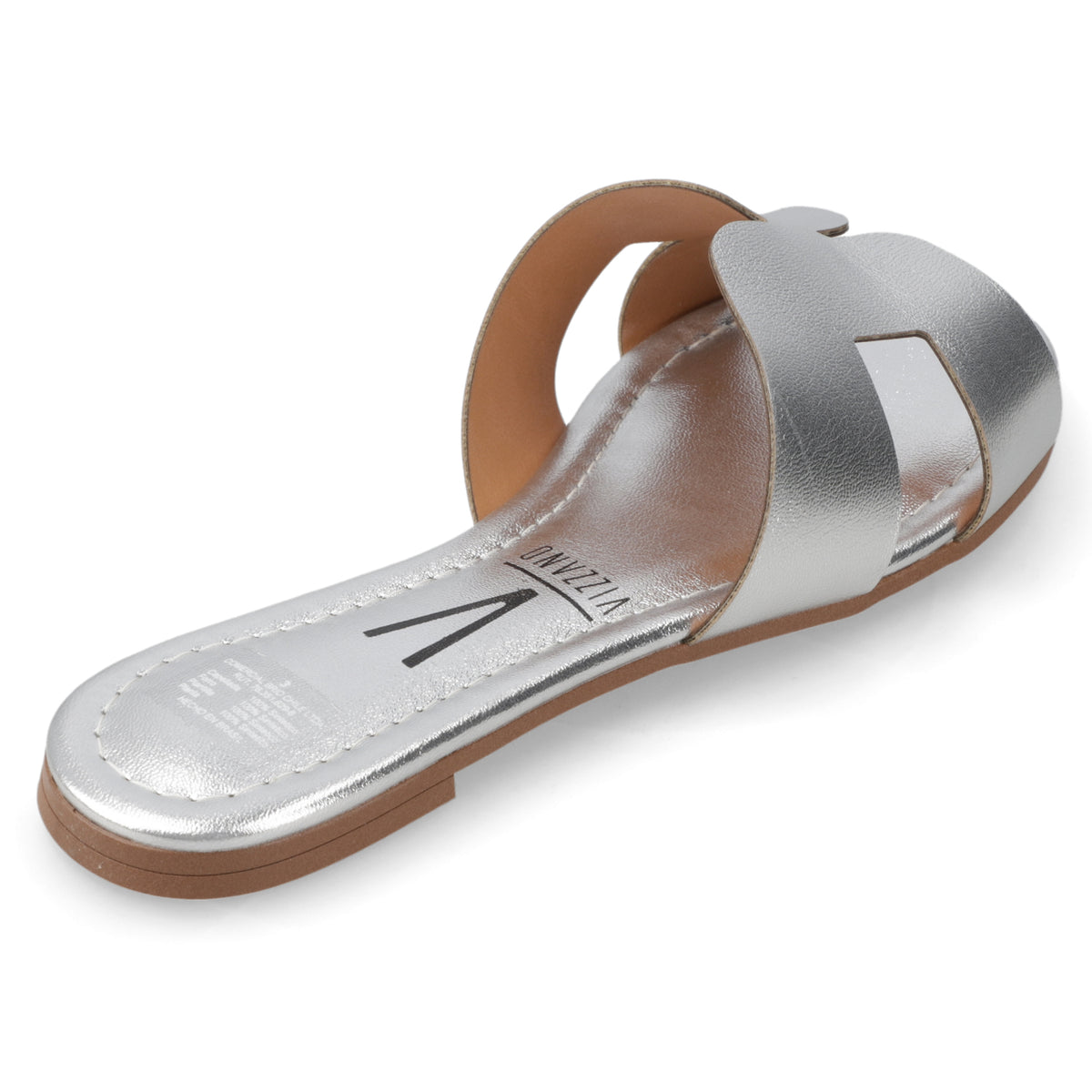 Sandalia Plateado Vizzano Ecocuero Metalizado 35 / Plateado