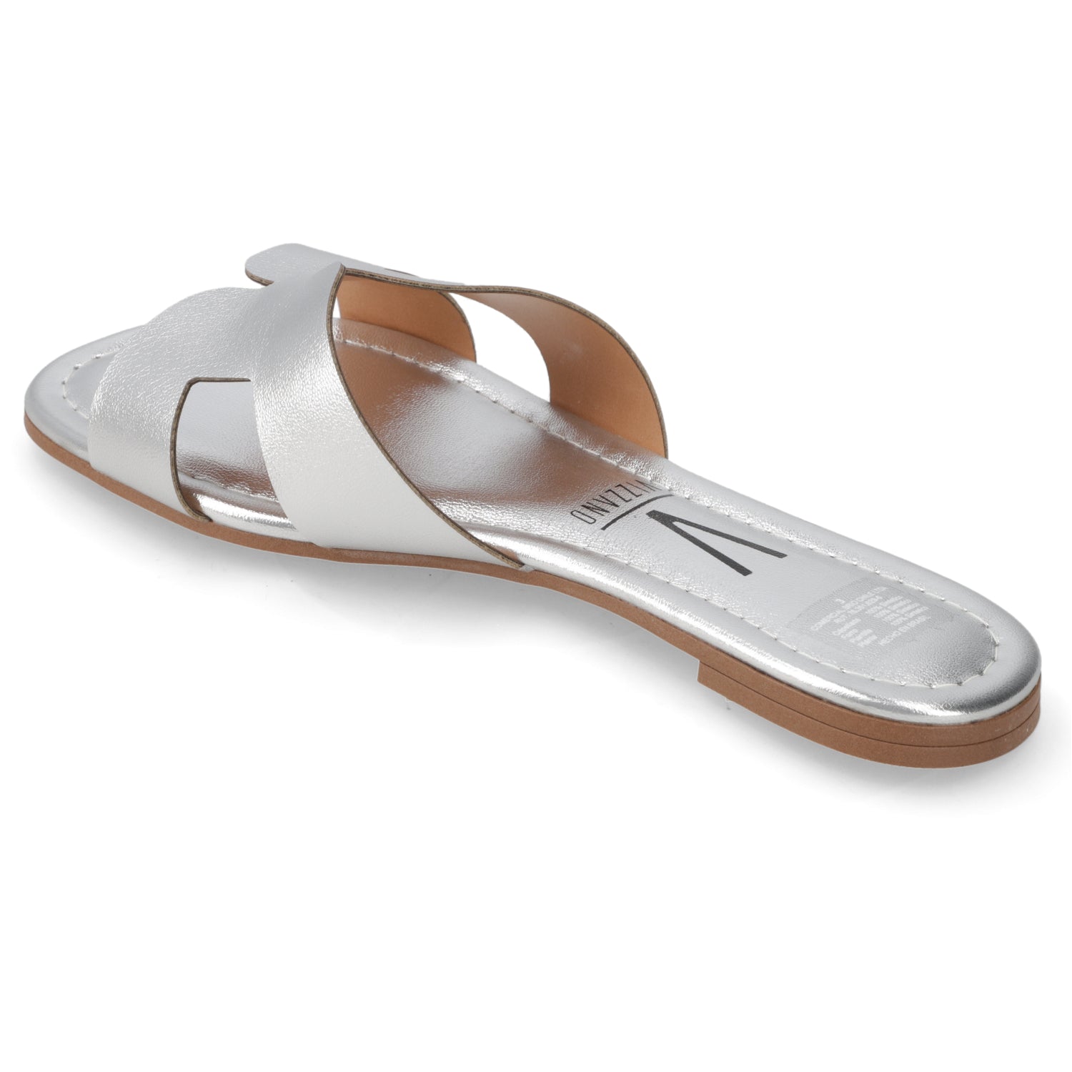 Sandalia Plateado Vizzano Ecocuero Metalizado 35 / Plateado
