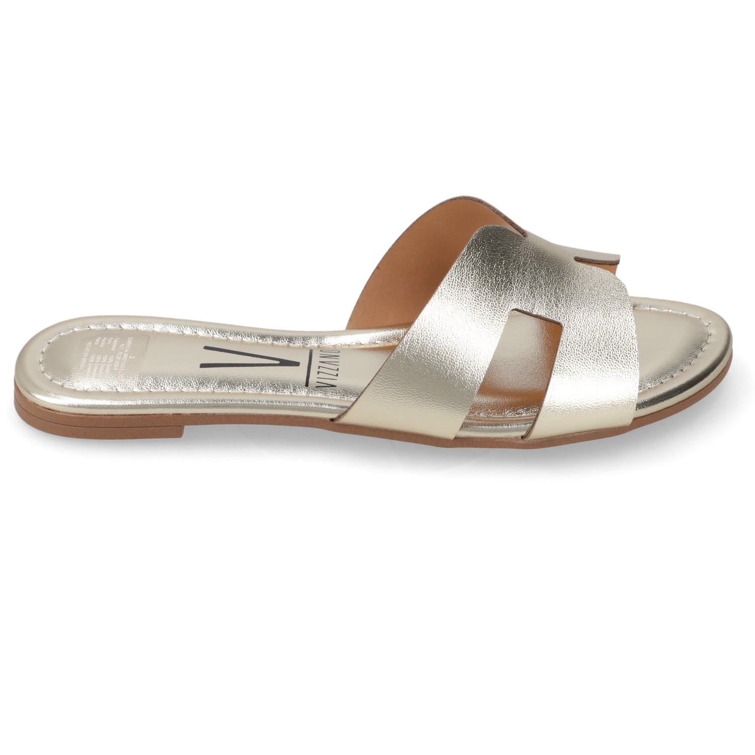 Sandalia Dorado Vizzano Ecocuero Metalizado 35 / Dorado