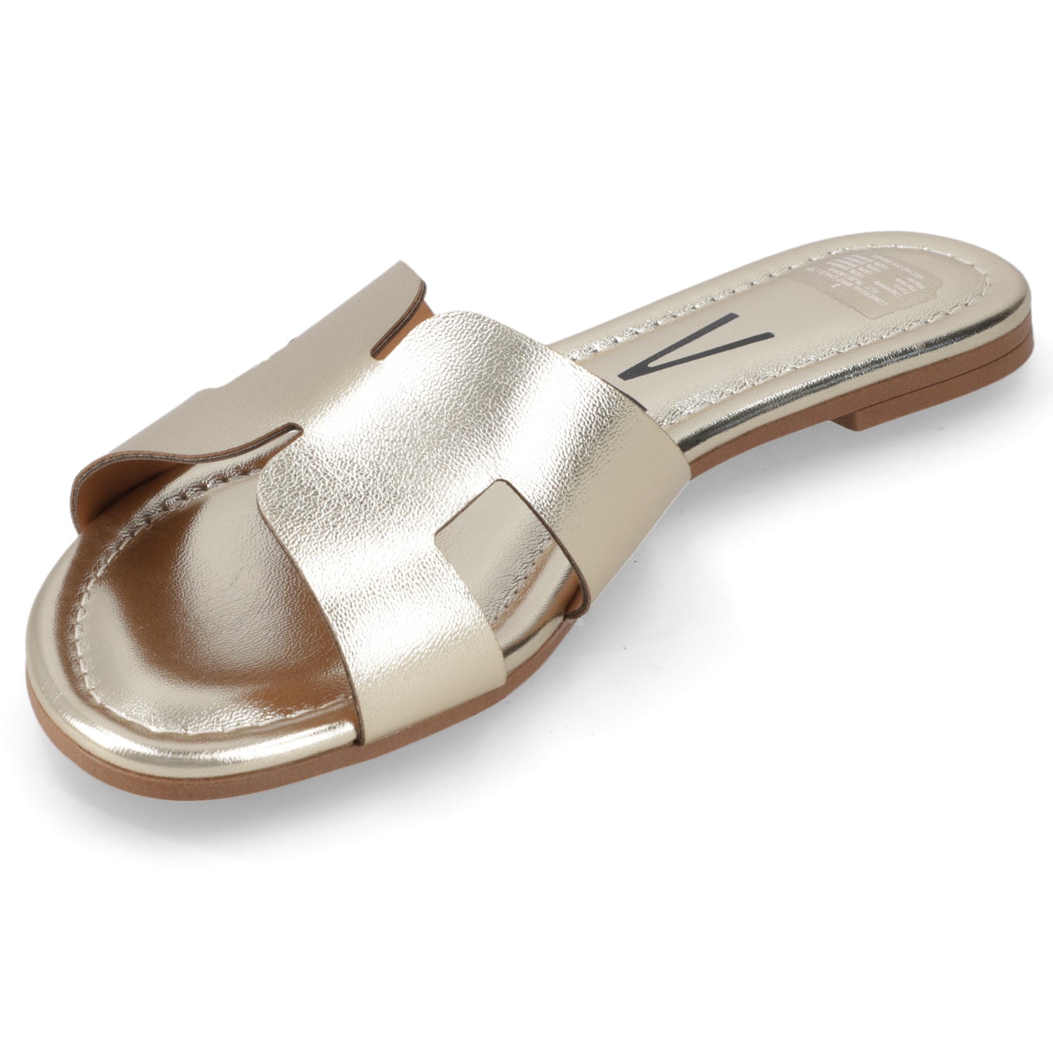 Sandalia Dorado Vizzano Ecocuero Metalizado 35 / Dorado