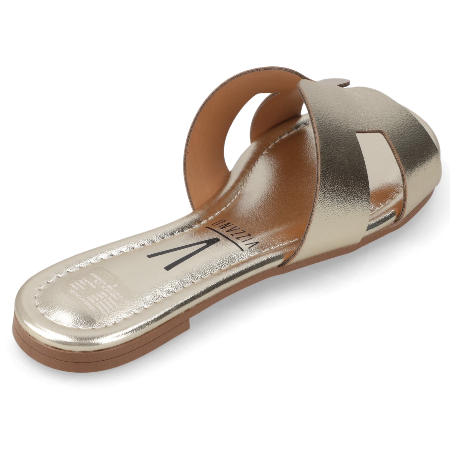 Sandalia Dorado Vizzano Ecocuero Metalizado 35 / Dorado