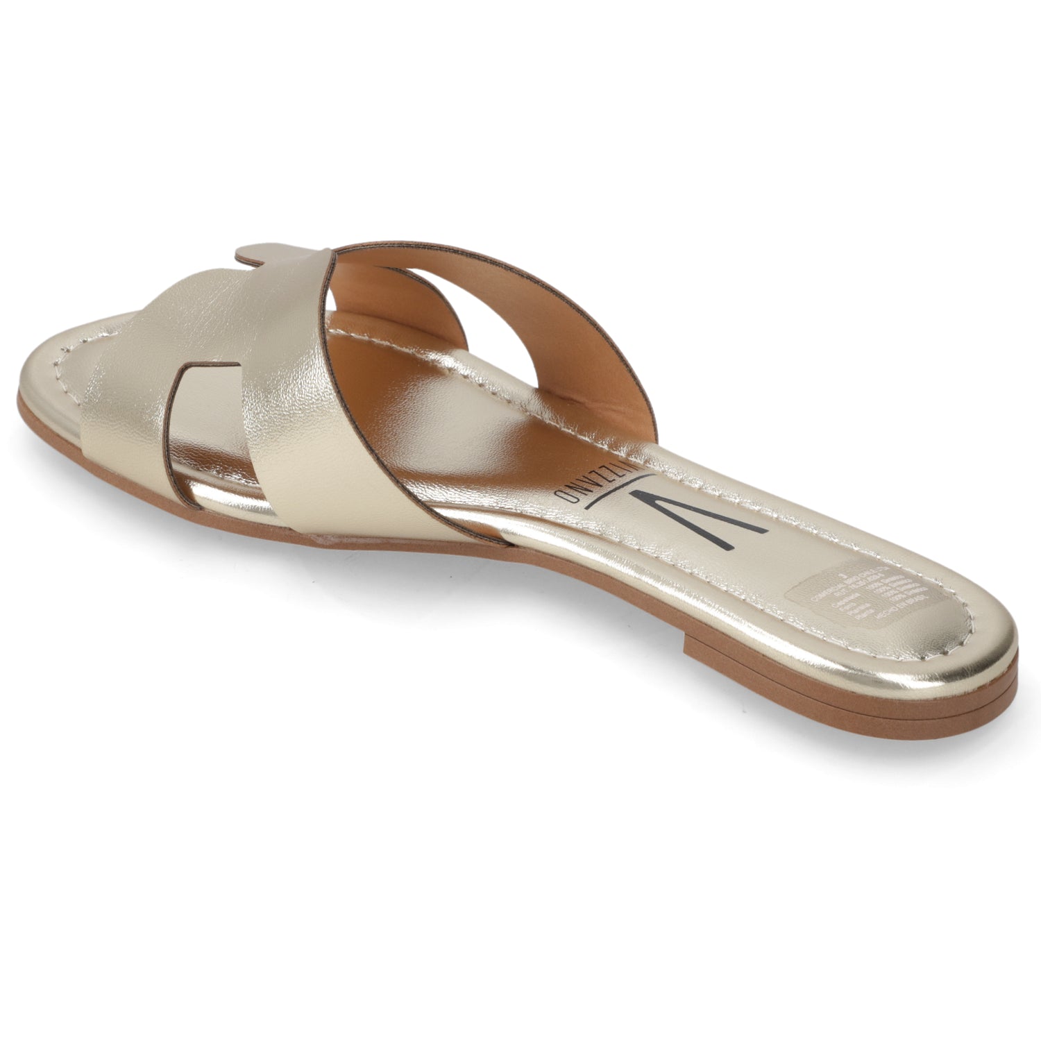 Sandalia Dorado Vizzano Ecocuero Metalizado 35 / Dorado