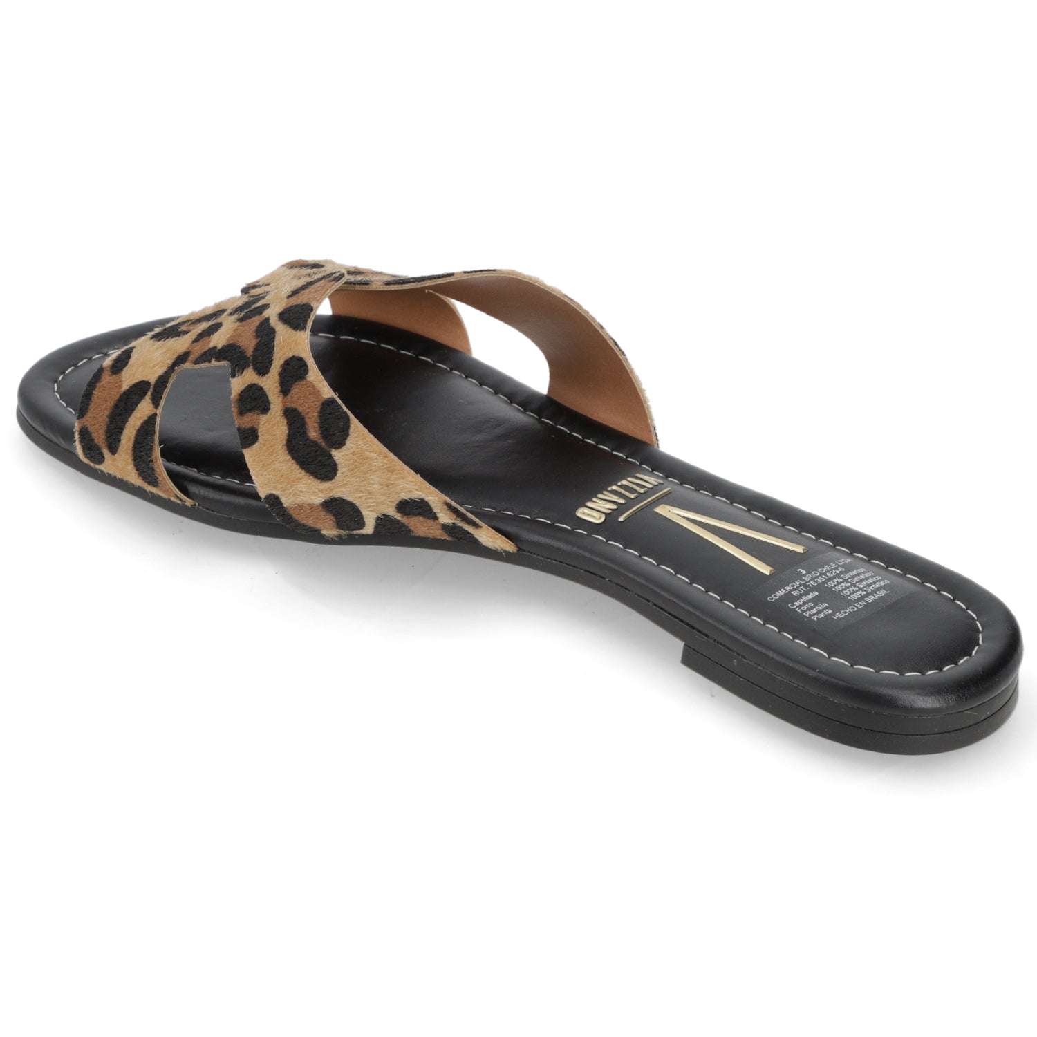 Sandalia Animal Print Vizzano Ecocuero Textil 35 / Animal Print