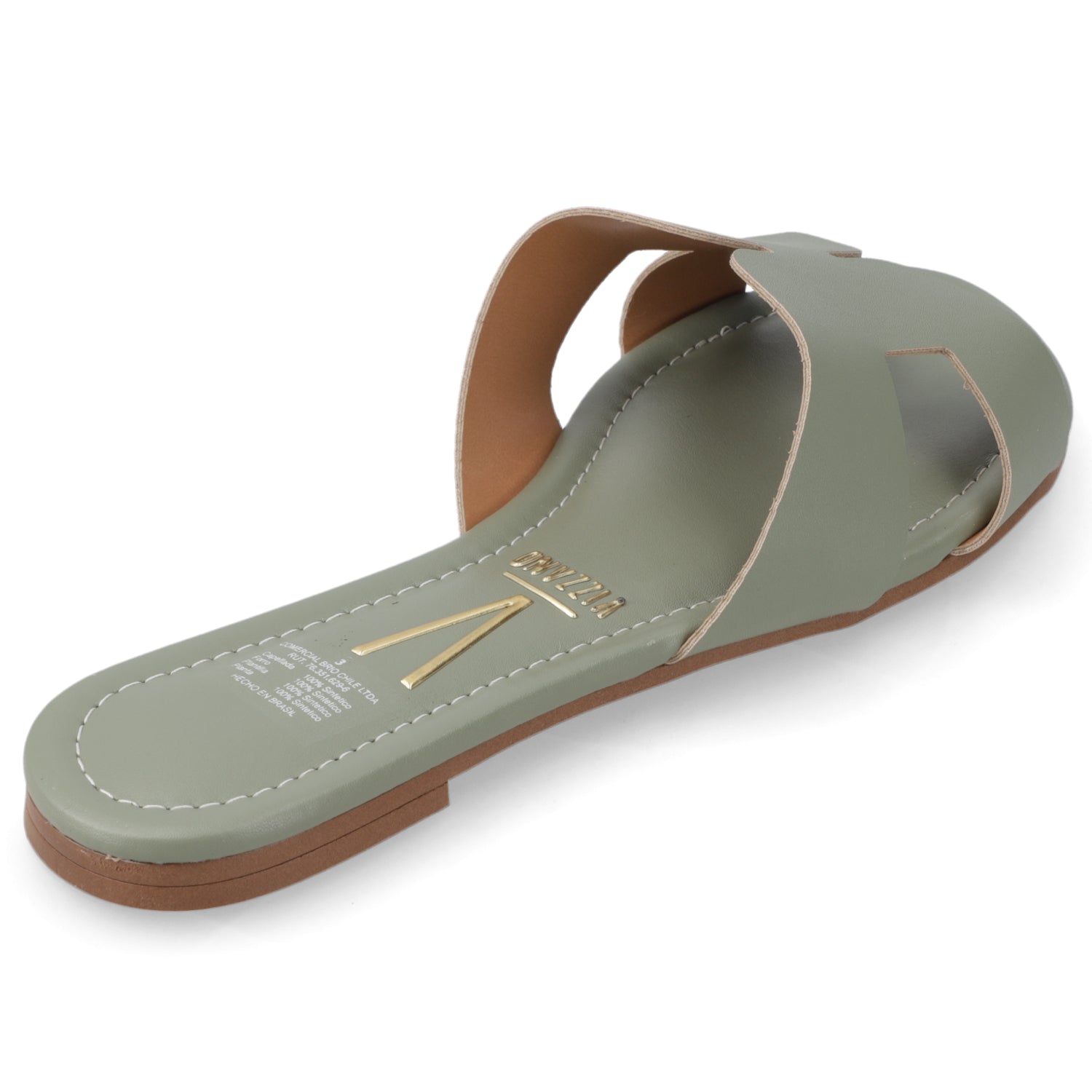 Sandalia Verde Vizzano Ecocuero 35 / Verde