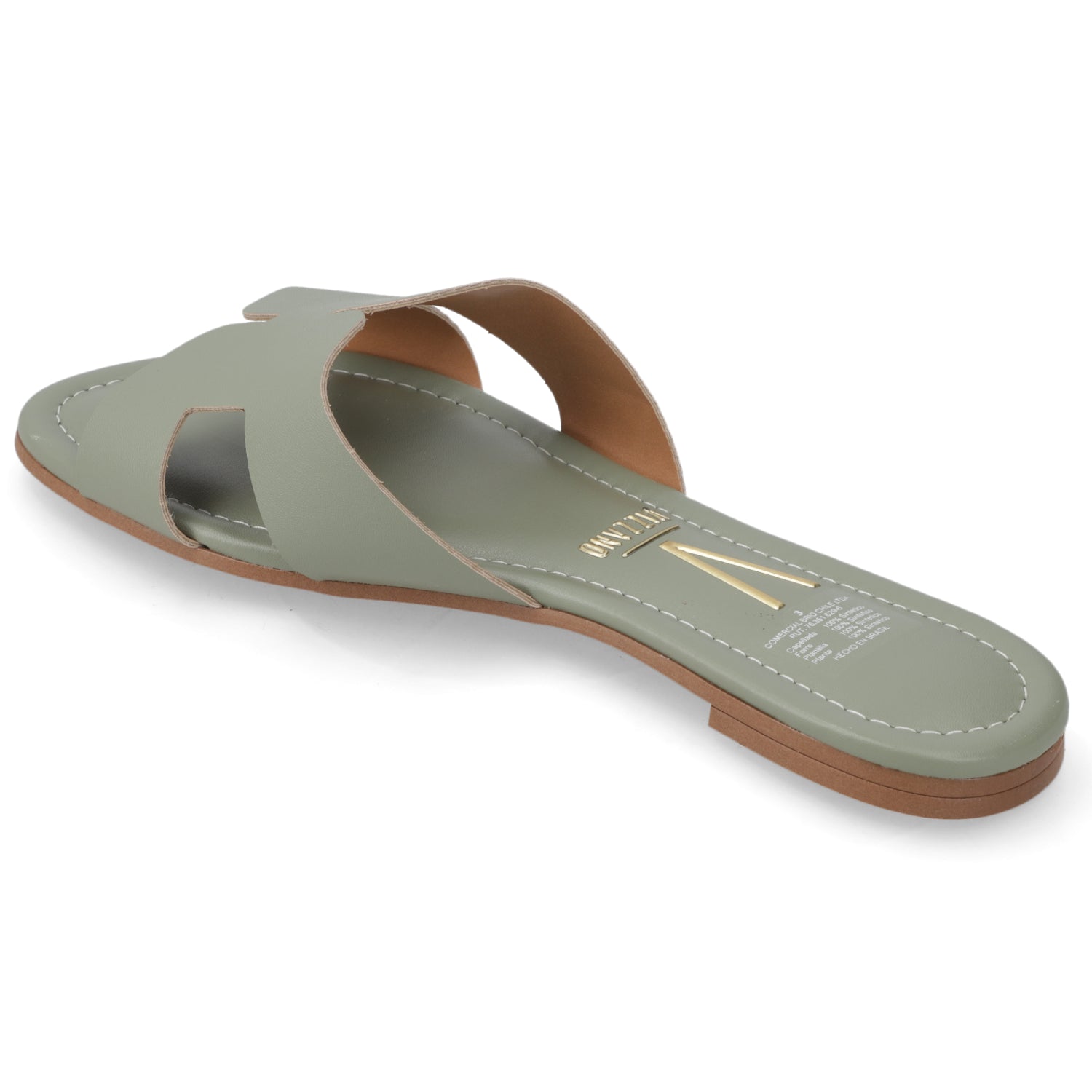 Sandalia Verde Vizzano Ecocuero 35 / Verde