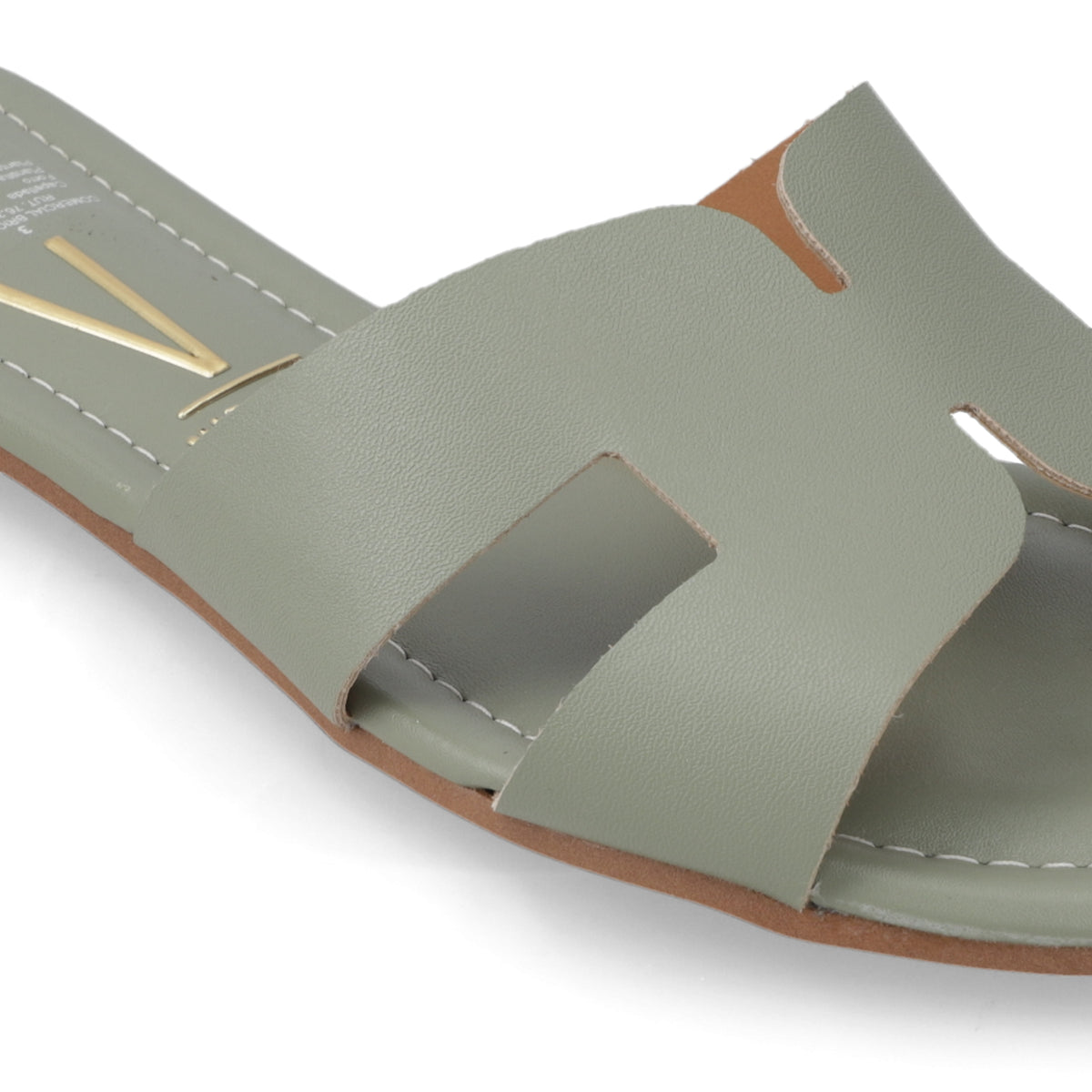 Sandalia Verde Vizzano Ecocuero 35 / Verde