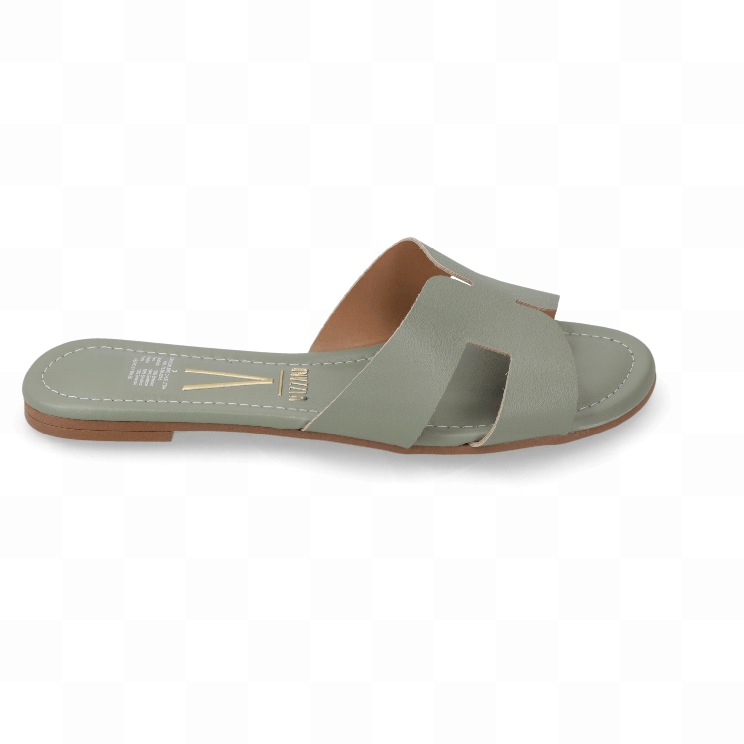 Sandalia Verde Vizzano Ecocuero 35 / Verde