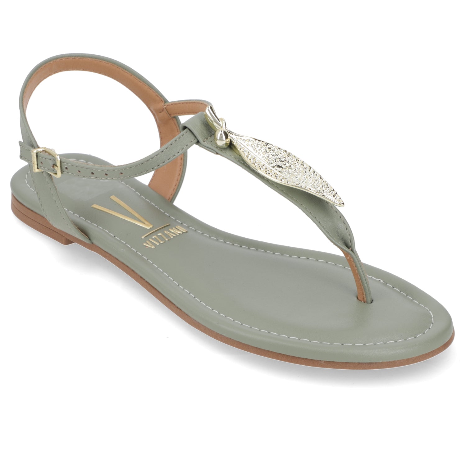 Sandalia Verde Vizzano Ecocuero 35 / Verde