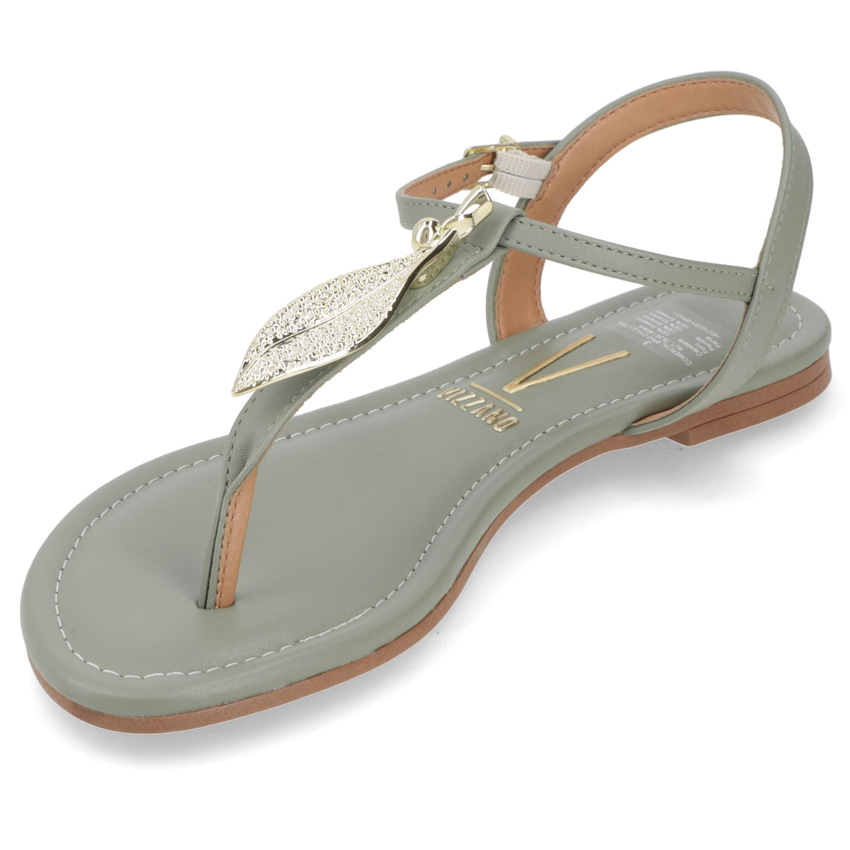 Sandalia Verde Vizzano Ecocuero 35 / Verde